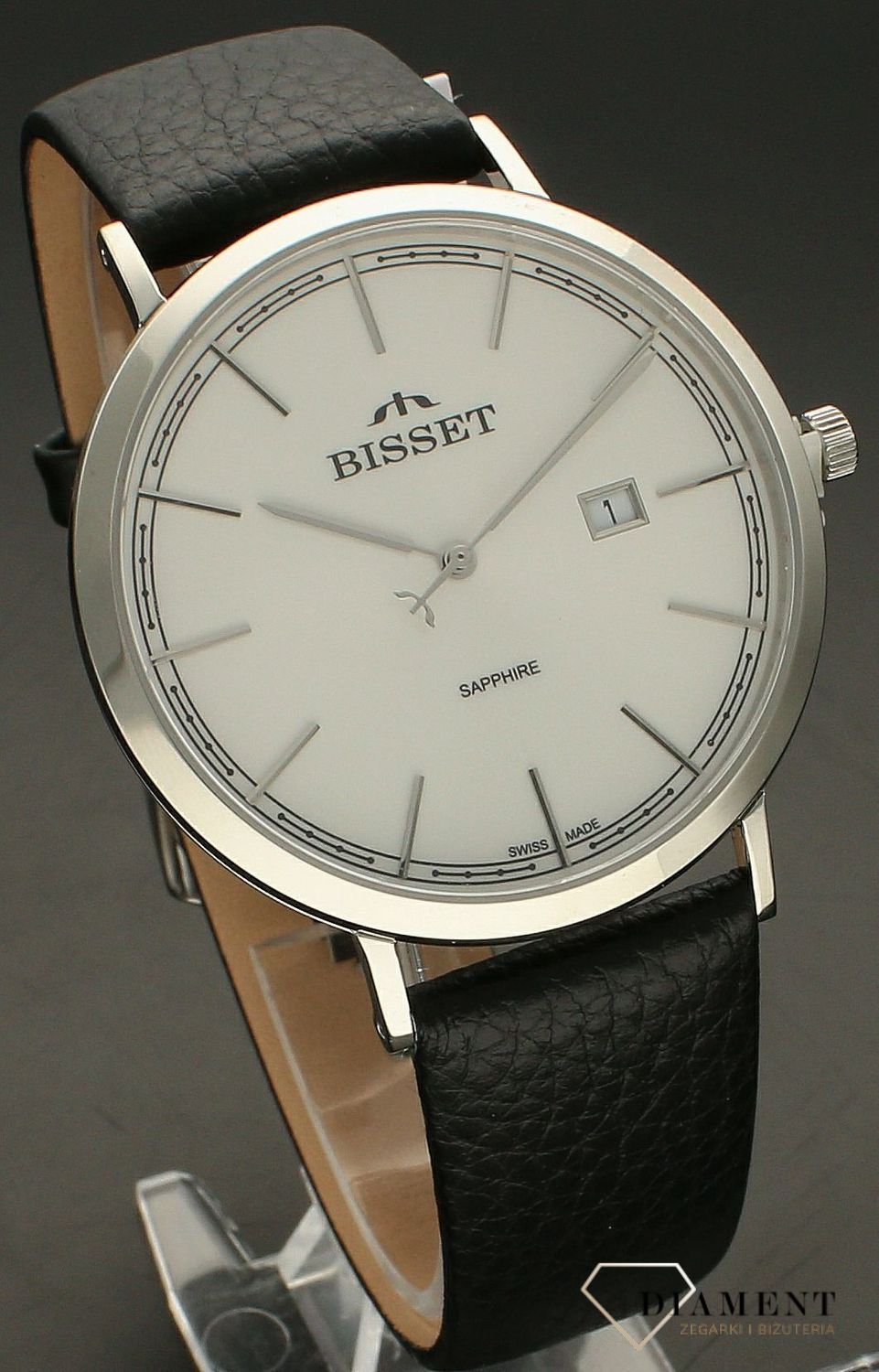 Zegarek męski Bisset srebrno-czarny BSCF61.jpg